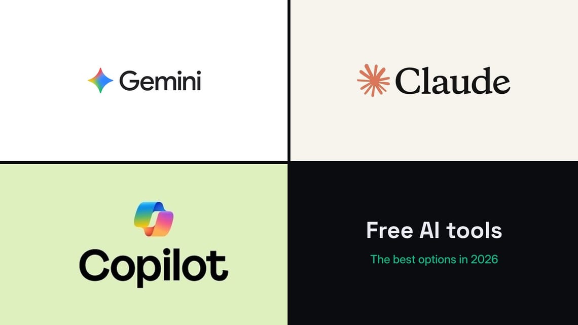 Logos of Gemini, Claude and Copilot