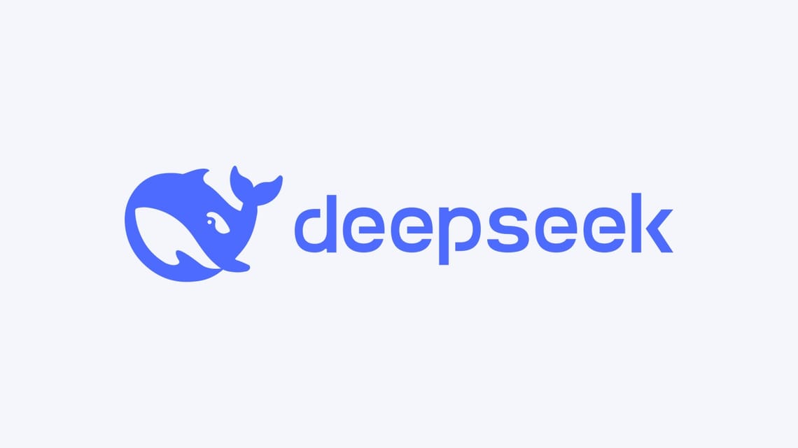 DeepSeek whale logo and wordmark