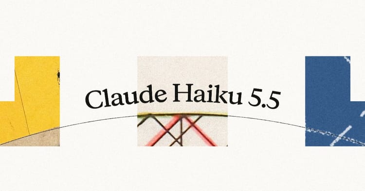 Claude Haiku 5.5 announcement artwork